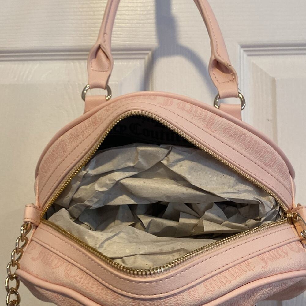 BNWT JUICY COUTURE Flawless Dome Satchel Bag in Powder Blush Pink - Picture 3 of 9